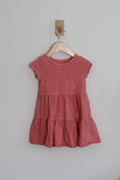Cat & Jack Pink Cotton Short Sleeve Girls Dress - size 3T