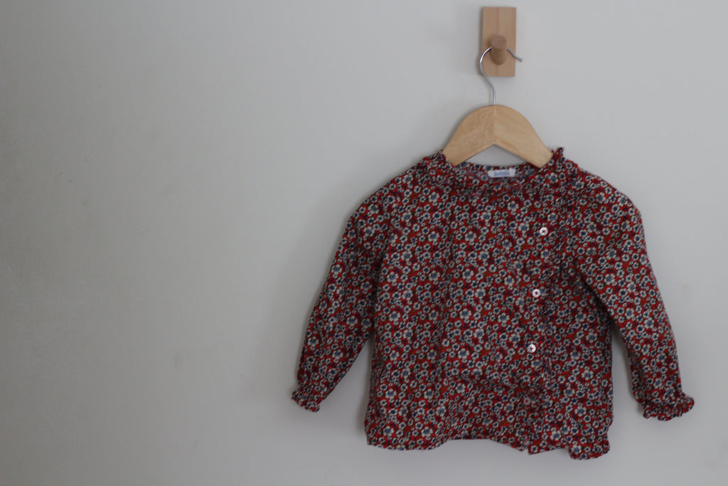Bout'chou Girls Long Sleeve Top - size 24 months