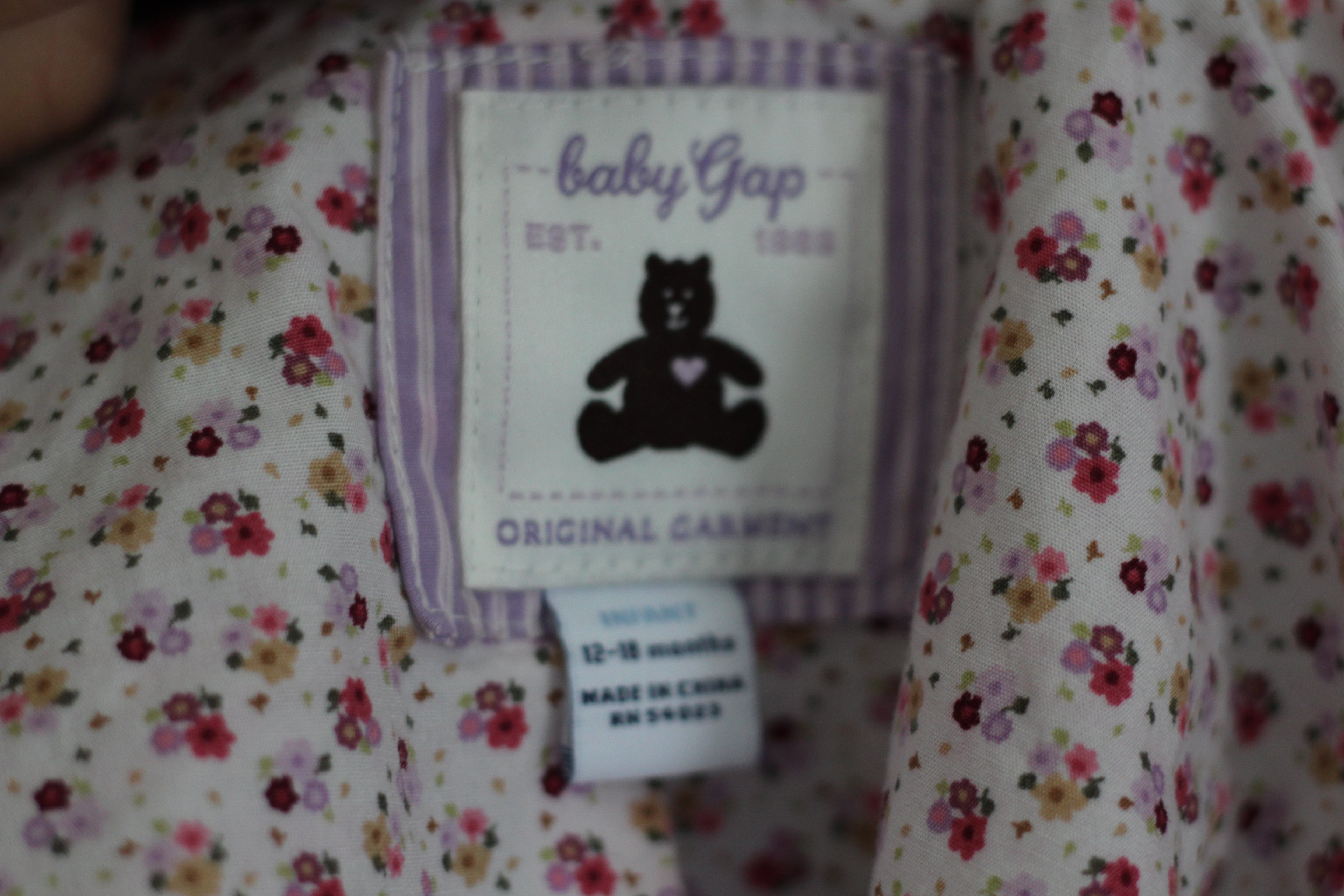 baby Gap Double Breasted Maroon Corduroy Deep Maroon Jacket - size 12-18 months
