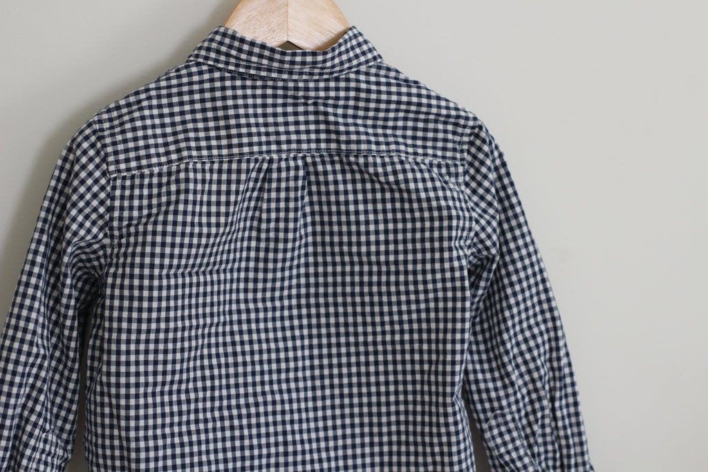 Gap Kids Boys Plaid Button Down Shirt - size xs