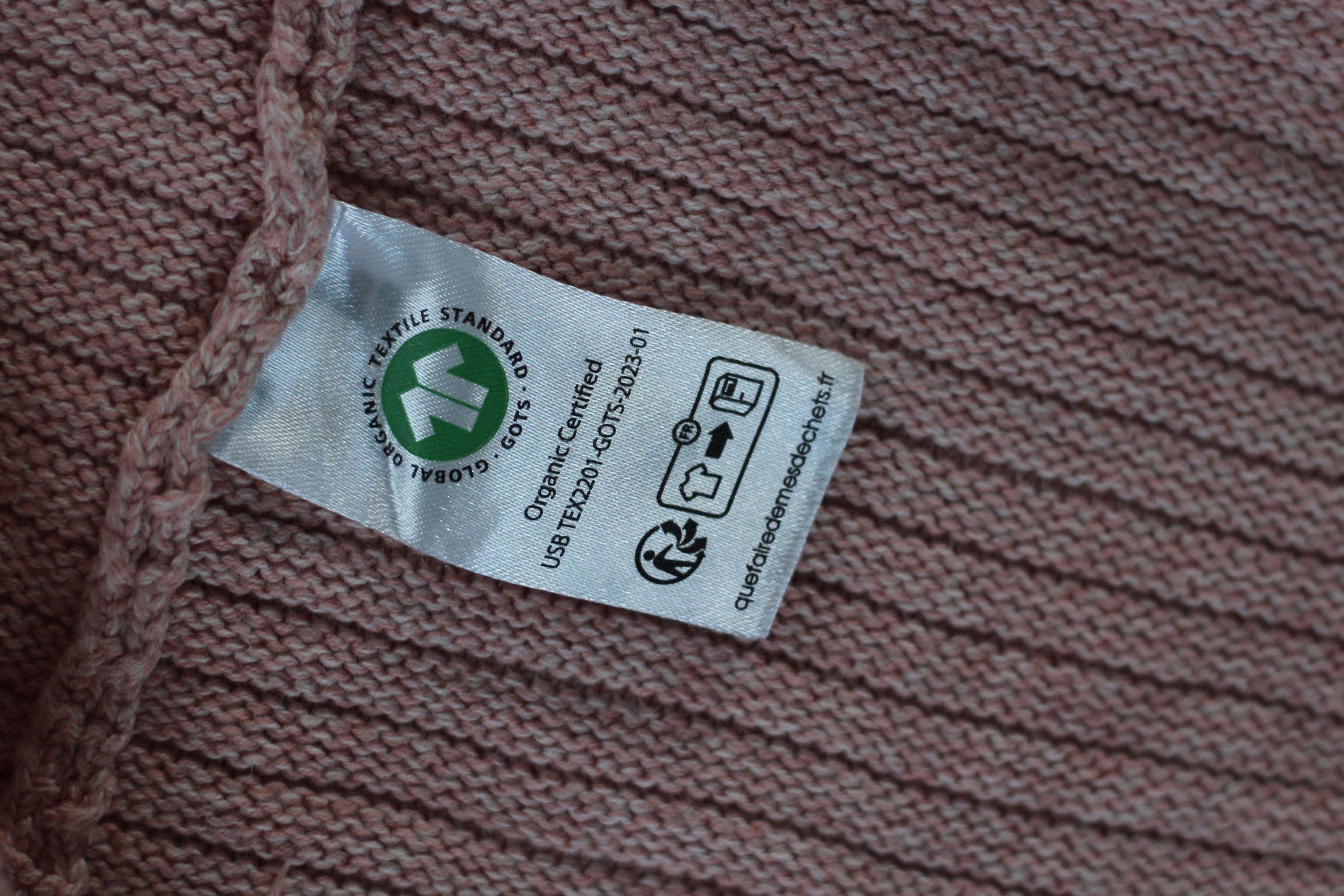Petite Maison x Nono 100% Organic Cotton Pink Sweater