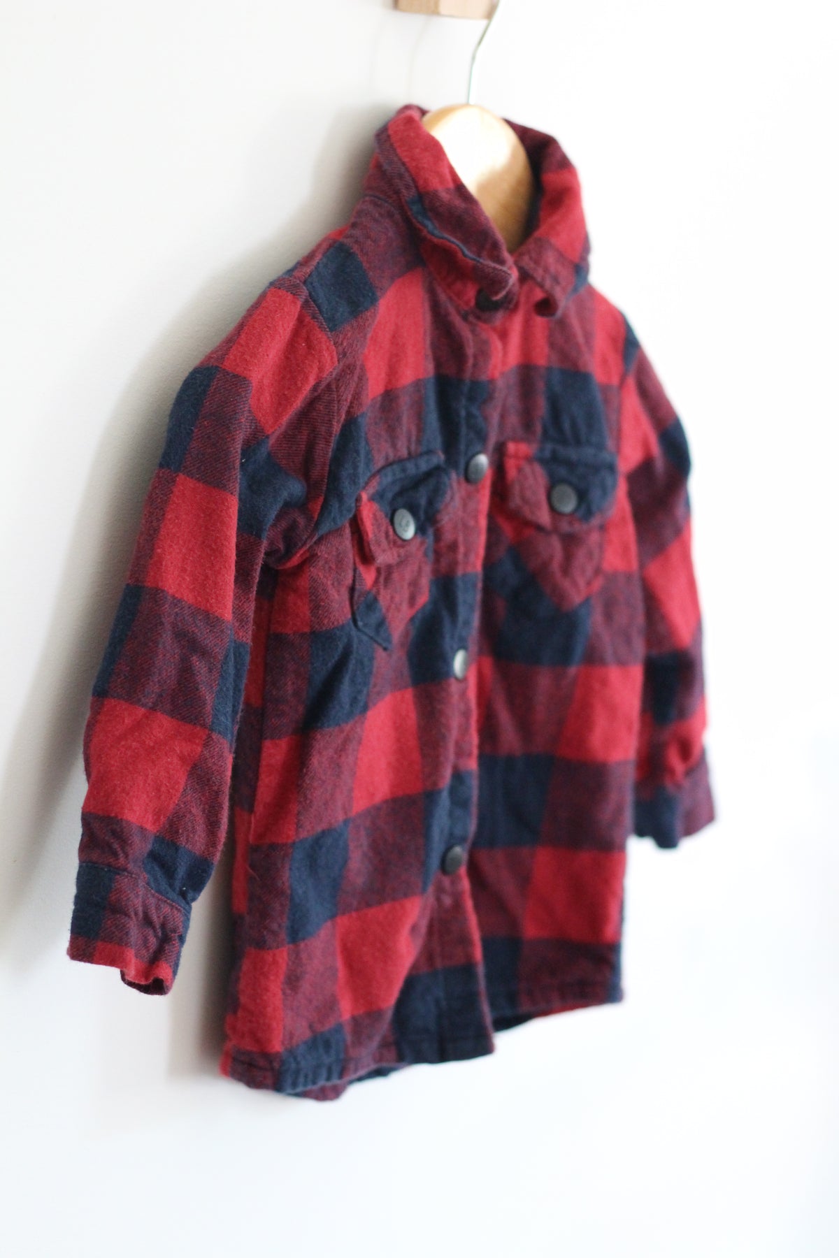 Little Bipsy Plaid Flannel Jacket - size 12-18 months
