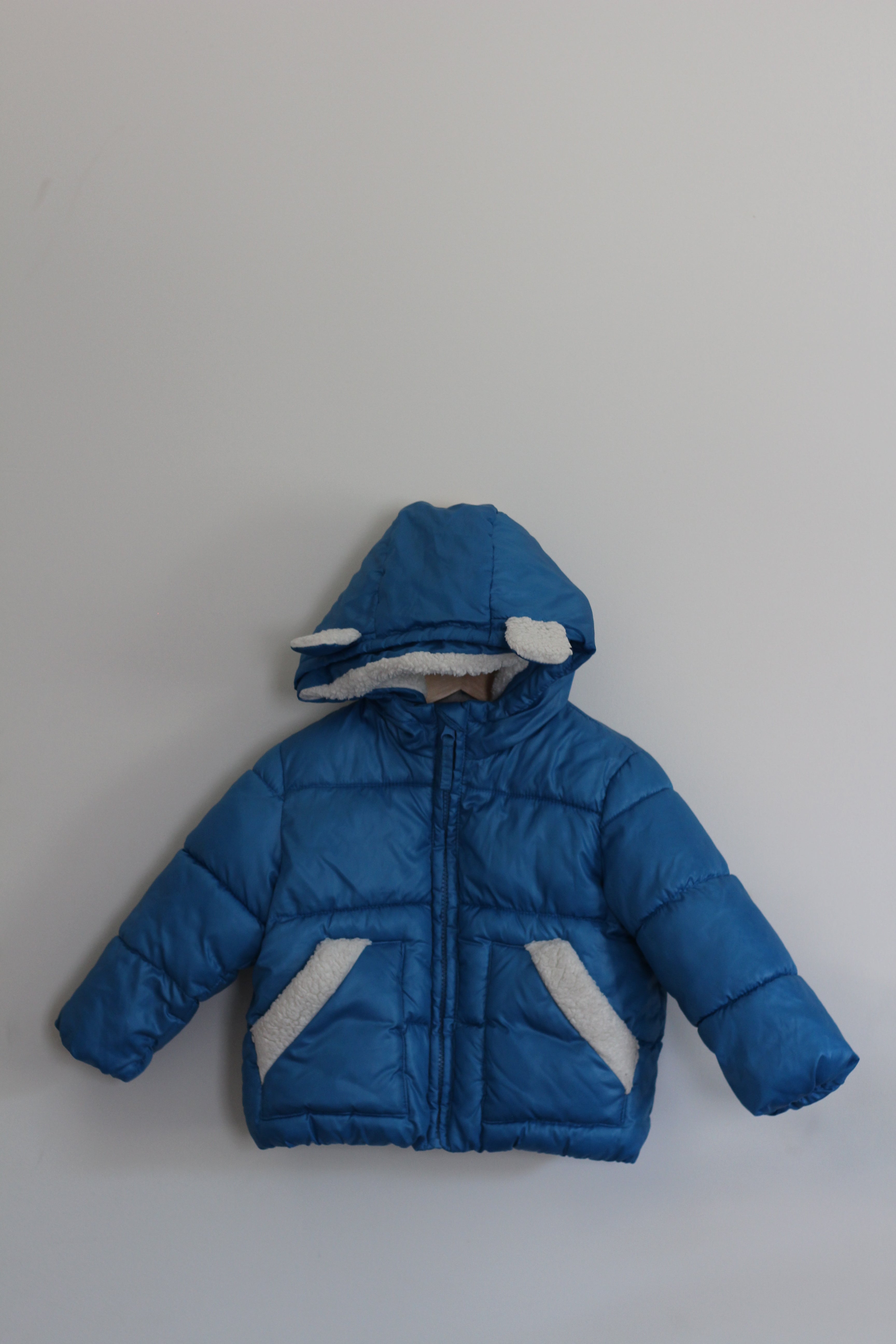 Rothschild Blue Puffer Jacket - size 18 months