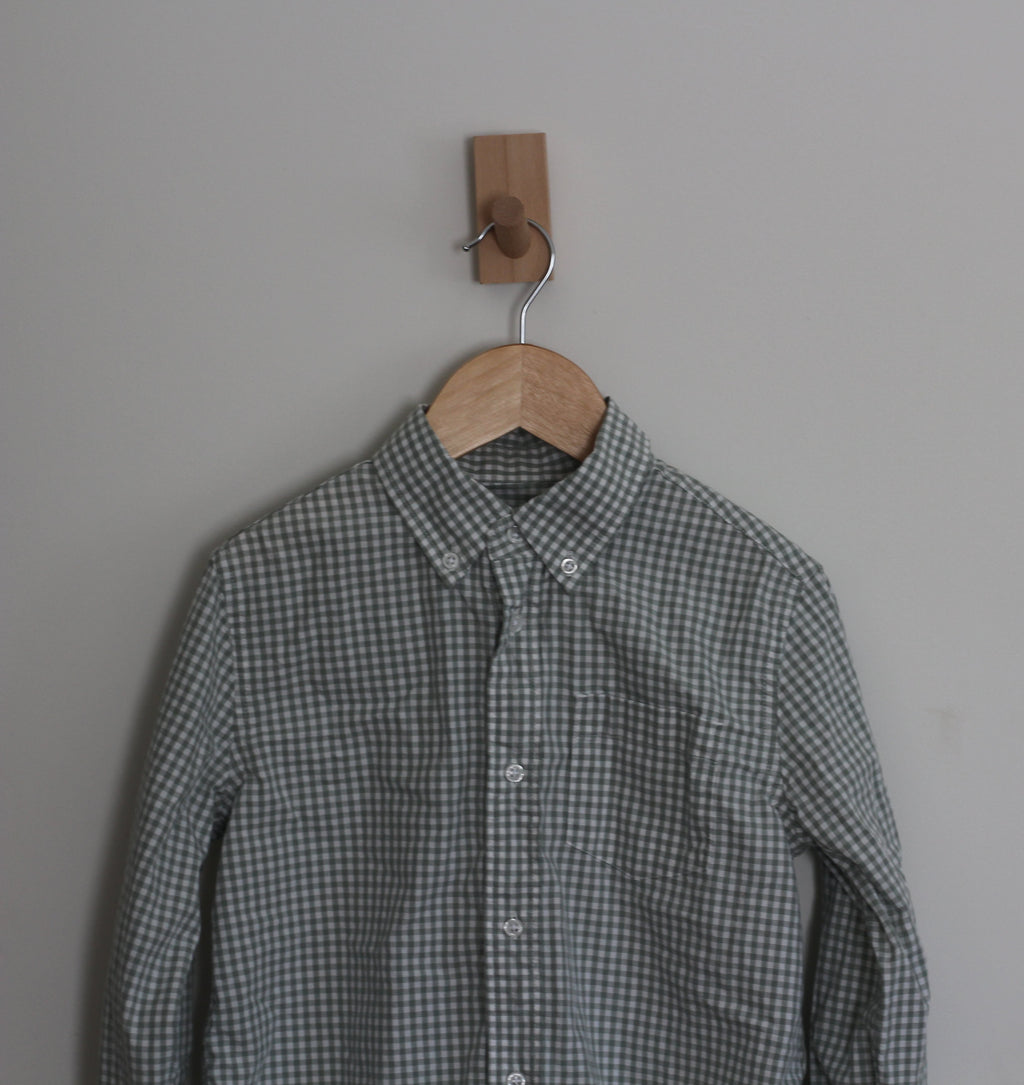 Crewcuts Plaid Button Down - size 8