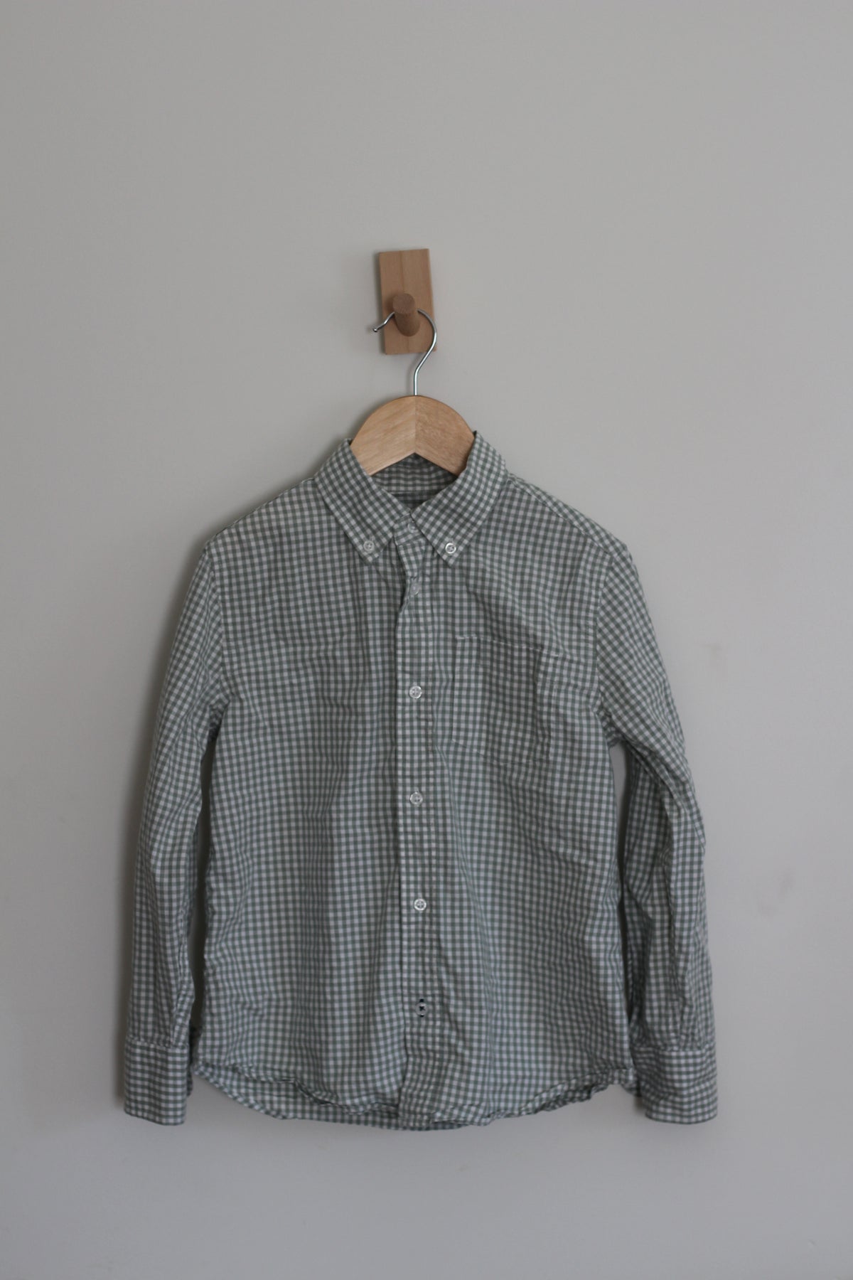 Crewcuts Plaid Button Down - size 8