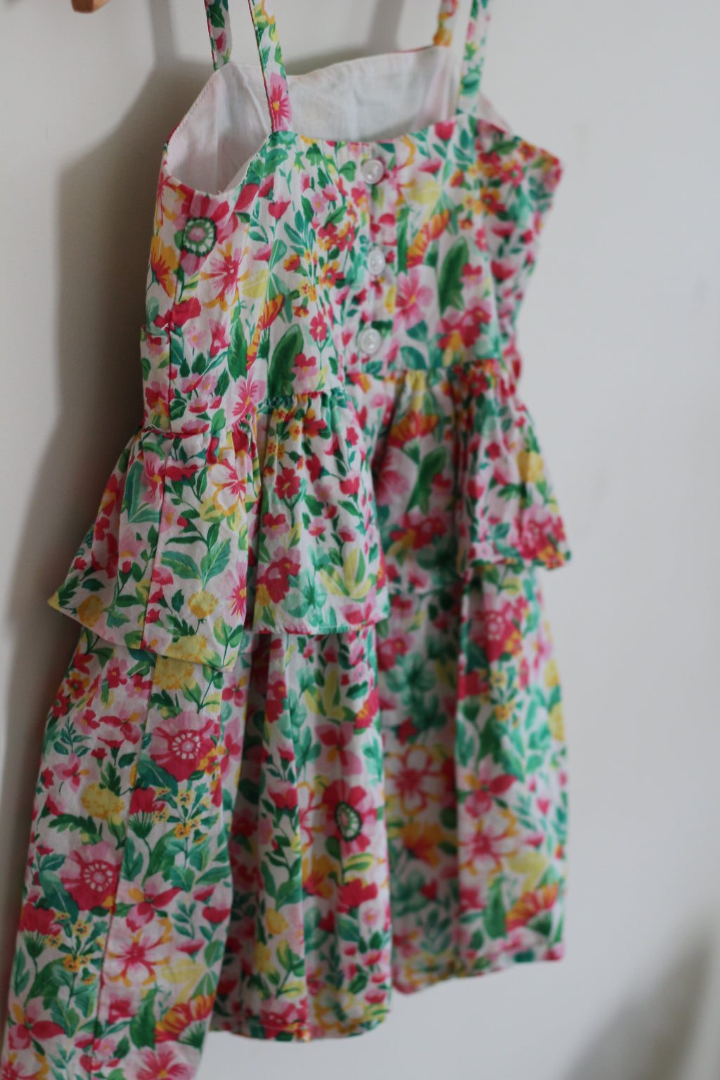 Janie and Jack Floral Tiered Peplum Sundress - size 2T