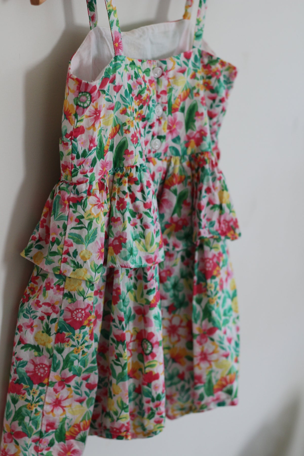 Janie and Jack Floral Tiered Peplum Sundress - size 2T