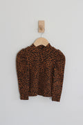 Baby Gap Ribbed Cheetah Print Long Sleeve - size 2 years