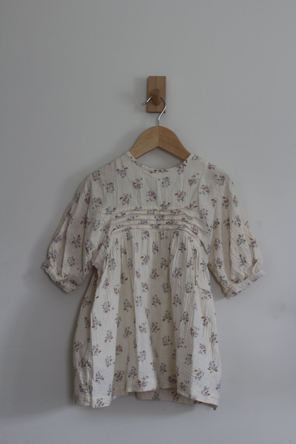 Zara Kids Floral Cotton Muslin Dress - size 4 years