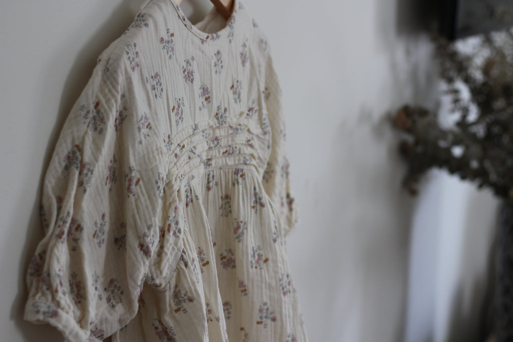 Zara Kids Floral Cotton Muslin Dress - size 4 years