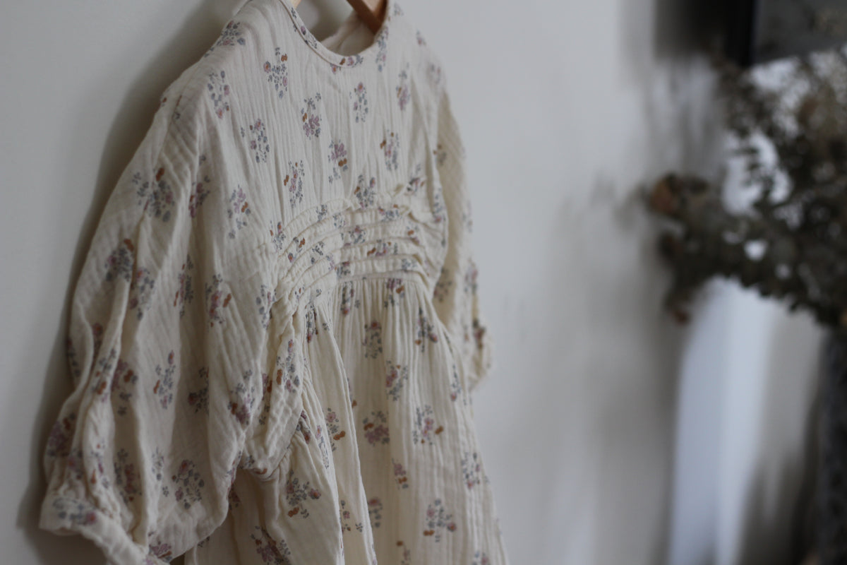 Zara Kids Floral Cotton Muslin Dress - size 4 years