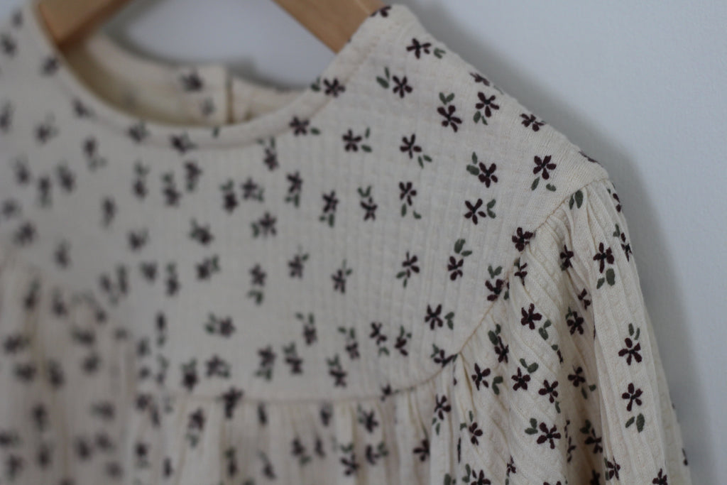Zara Kids Floral Muslin Dress - size 4T