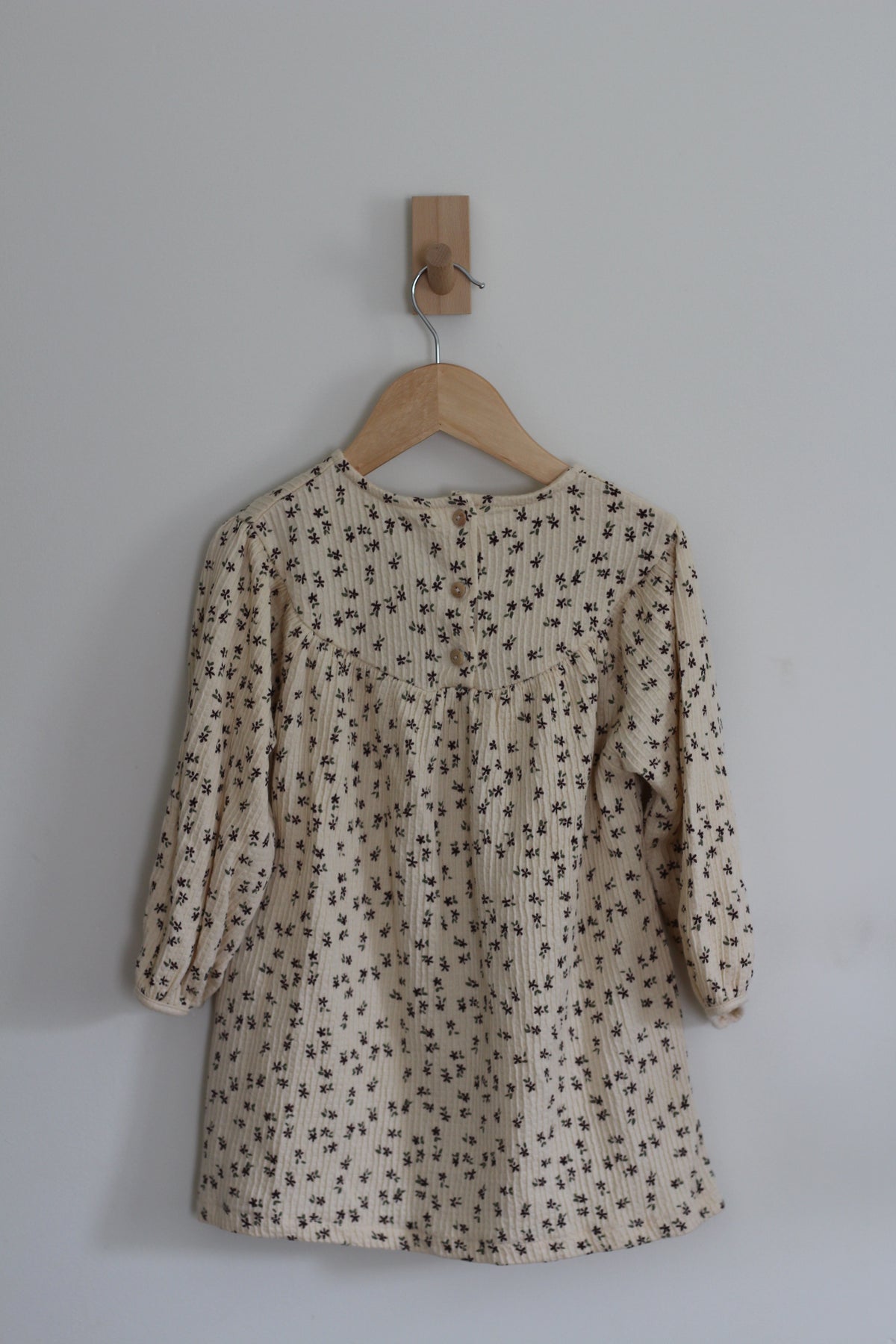 Zara Kids Floral Muslin Dress - size 4T