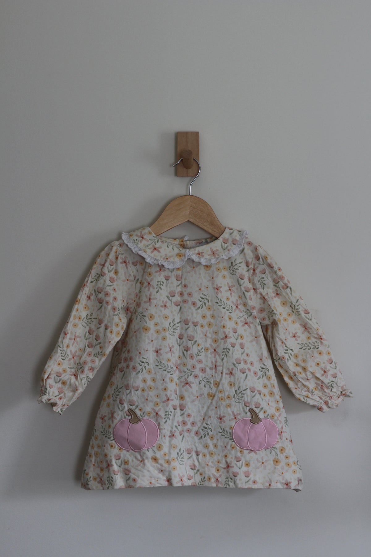 NF Lillie & Lilah Pumpkin Dress - size 4T