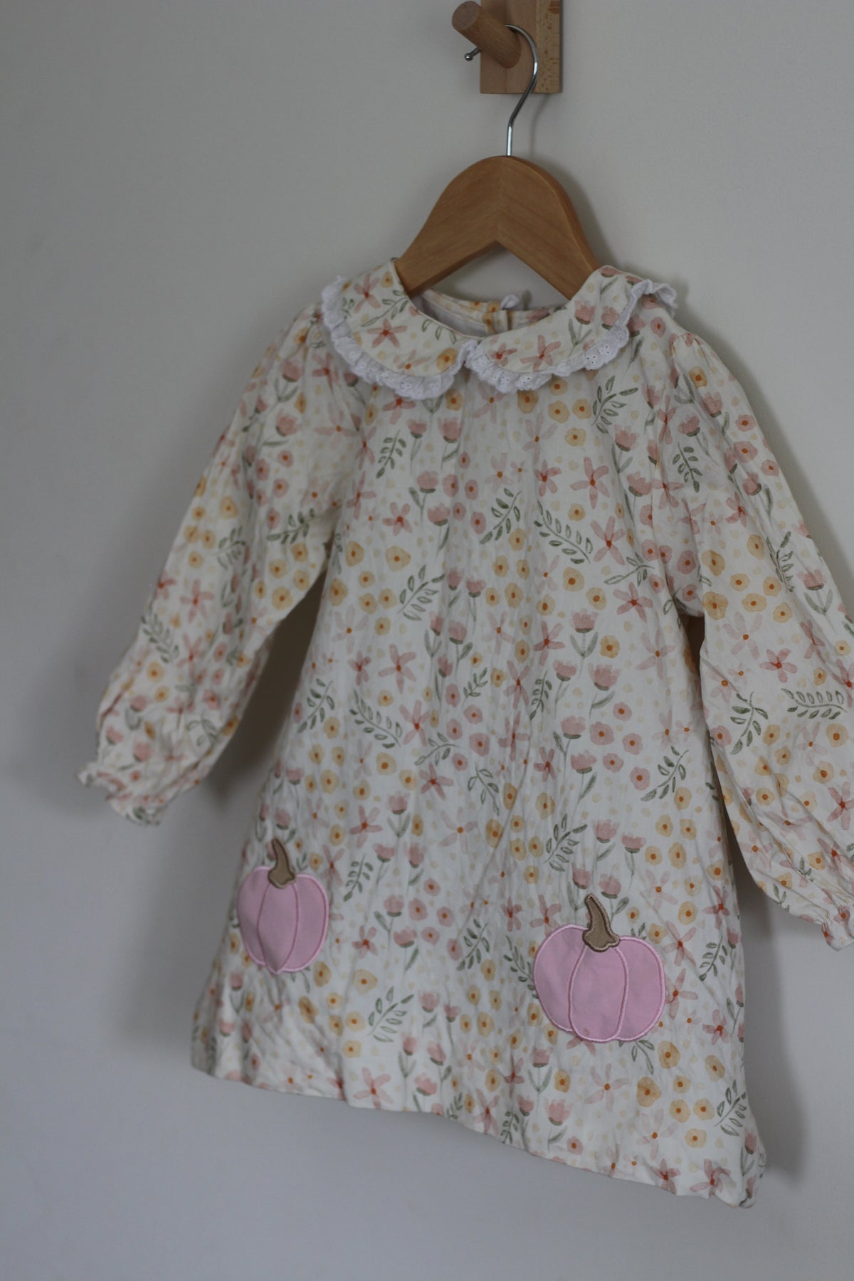 NF Lillie & Lilah Pumpkin Dress - size 4T