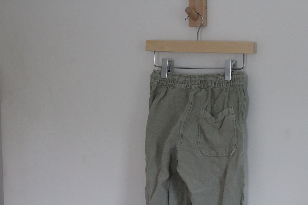 Zara Kids Linen Blend Pants - size 6 years