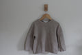 H&M Warm Taupe Rib Knits Crewneck Sweater - size 4T