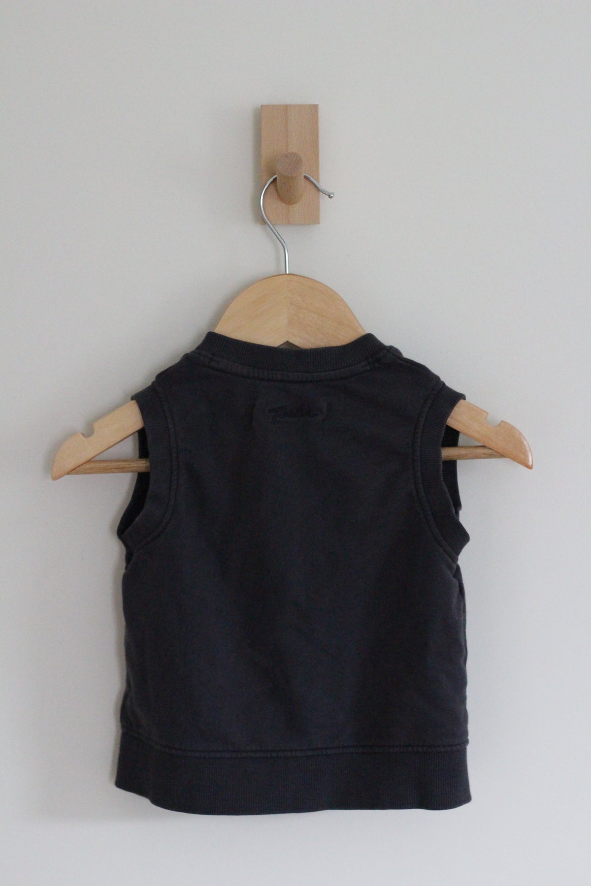 Pehr Organic Cotton Boys Dark Blue French Terry Vest - 12 -24 months