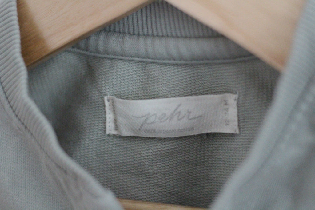 Pehr Organic Cotton Sage Green Terry Vest - size 12 - 24 months
