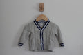 Baby Gap Boys Cable-Knit Collegiate Varsity Cardigan Sweater - size 6-12 months