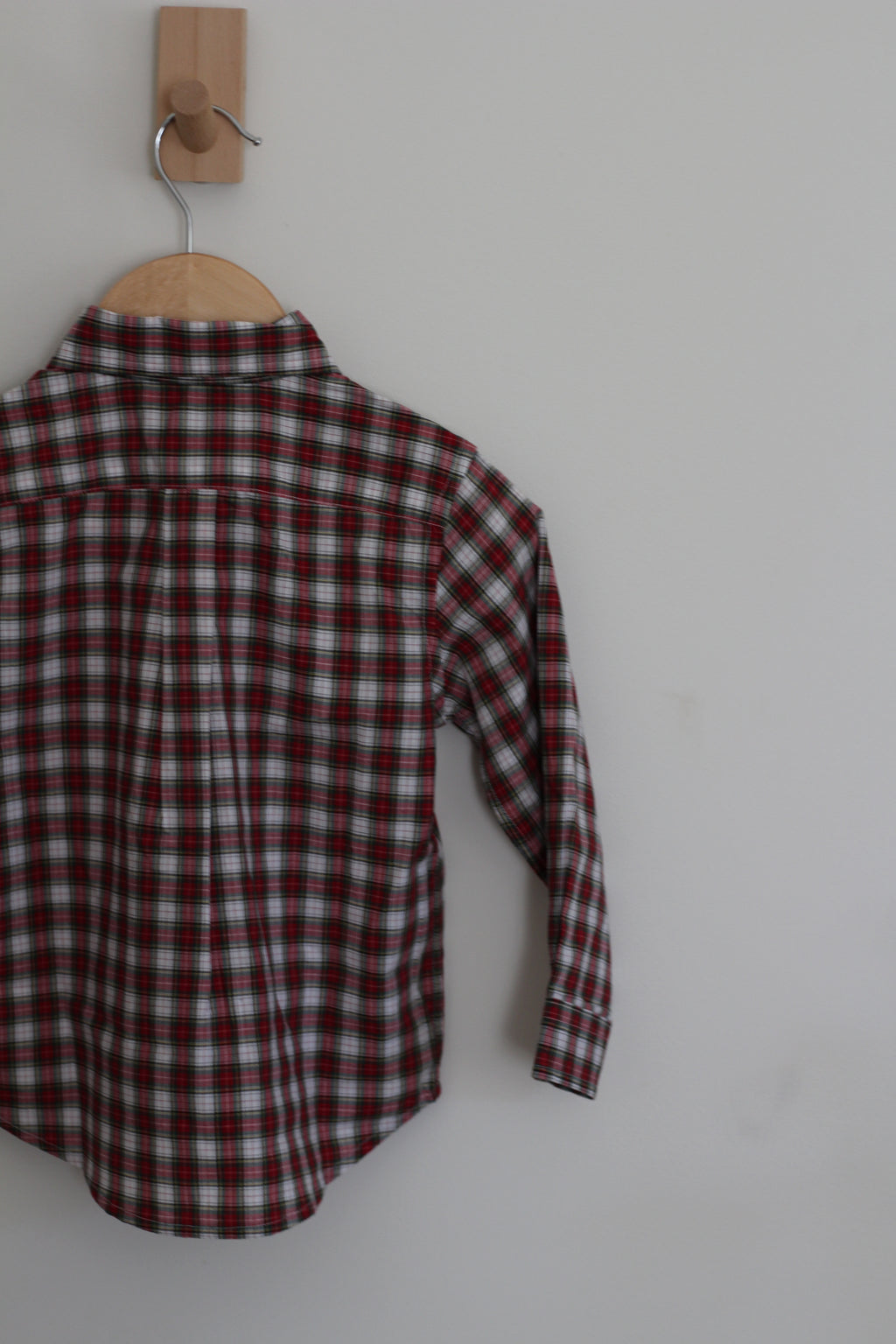 NWT Ralph Lauren Holiday Plaid Shirt - size 24 months