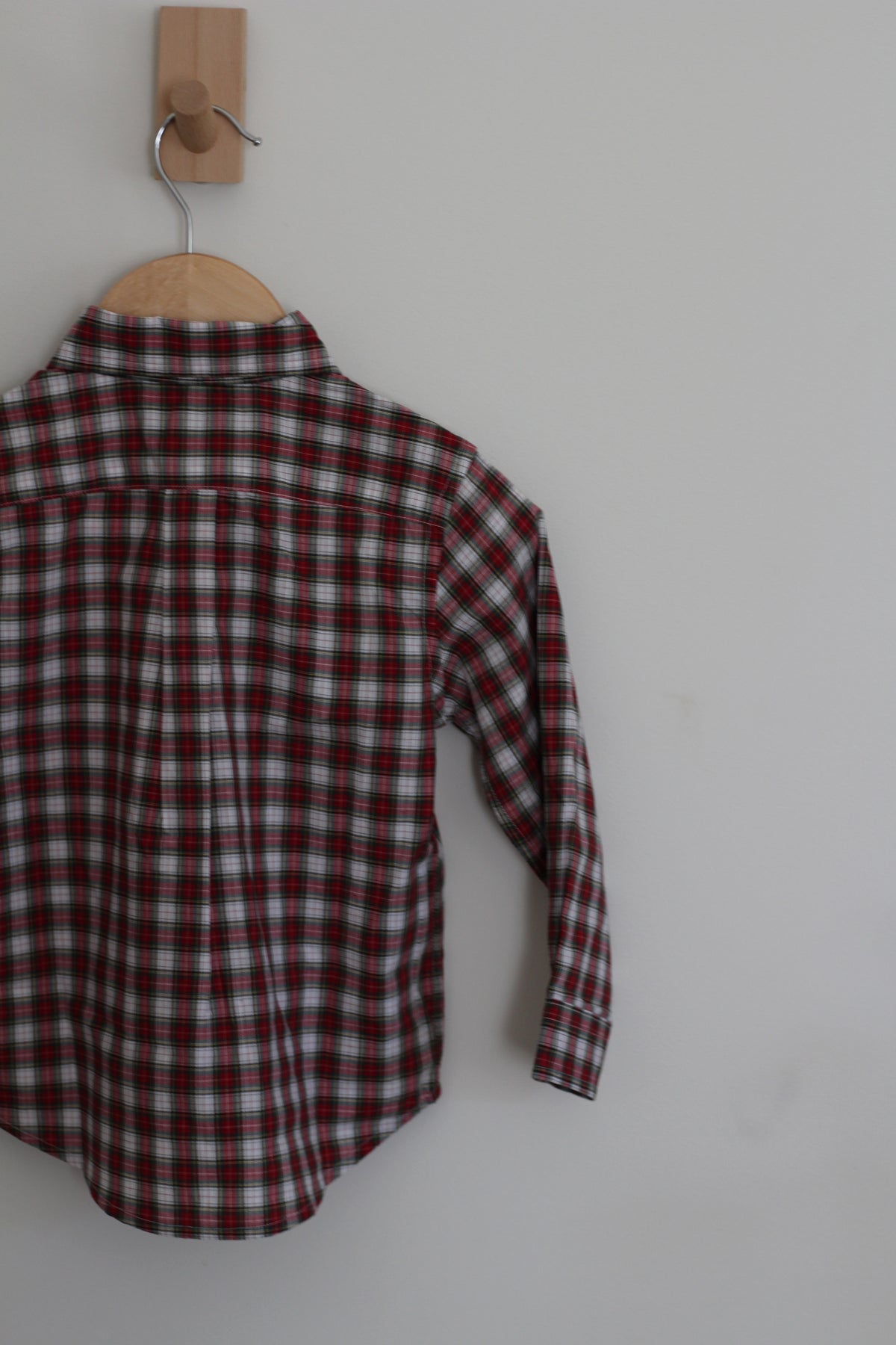 NWT Ralph Lauren Holiday Plaid Shirt - size 24 months