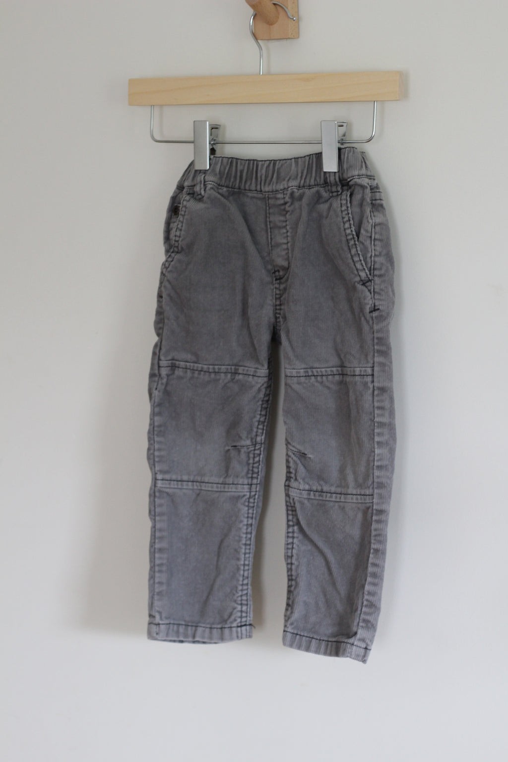 Ruum Corduroy Boys Pants in Grey - size 2y