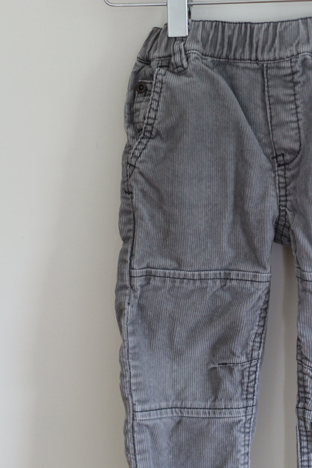Ruum Corduroy Boys Pants in Grey - size 2y