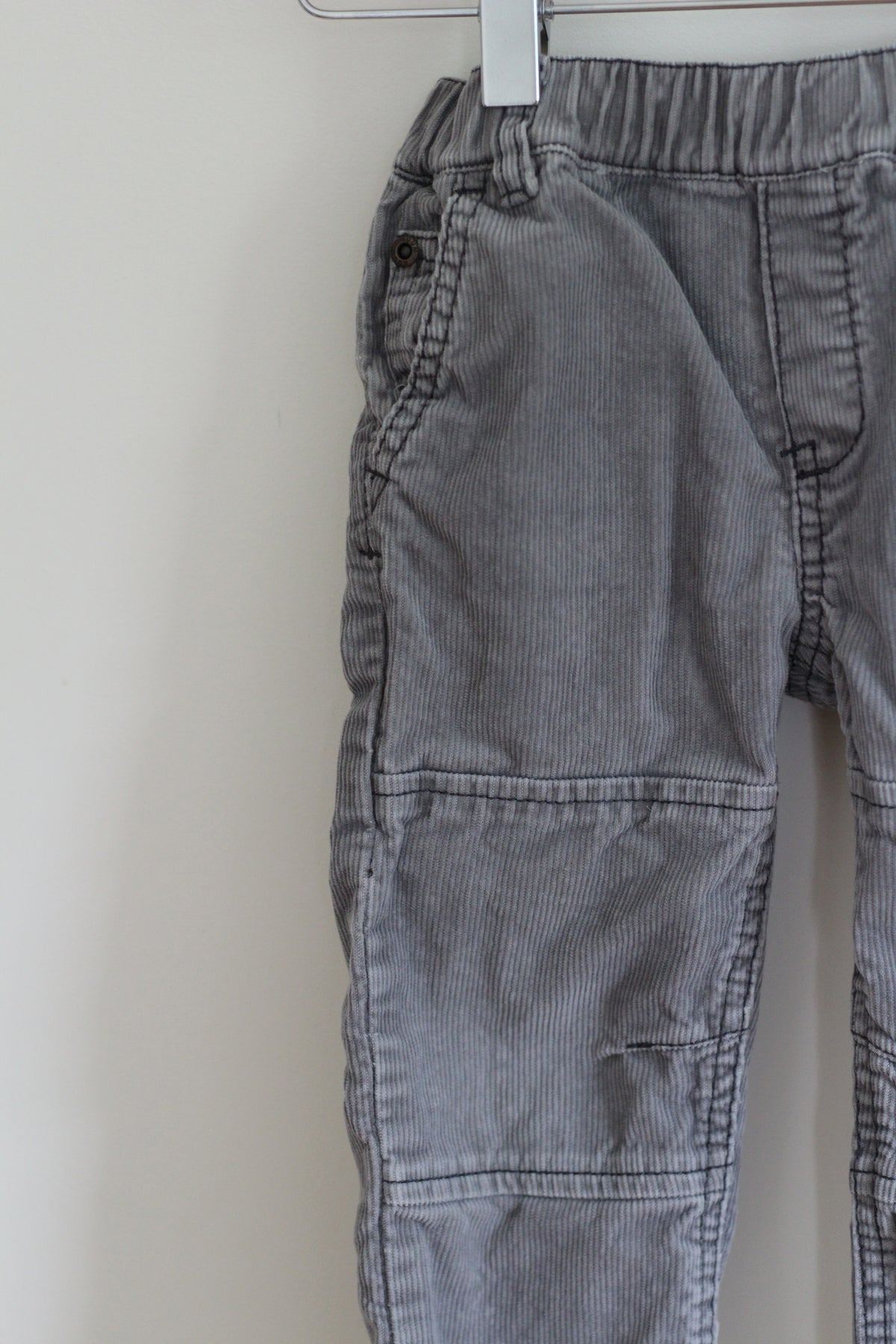Ruum Corduroy Boys Pants in Grey - size 2y