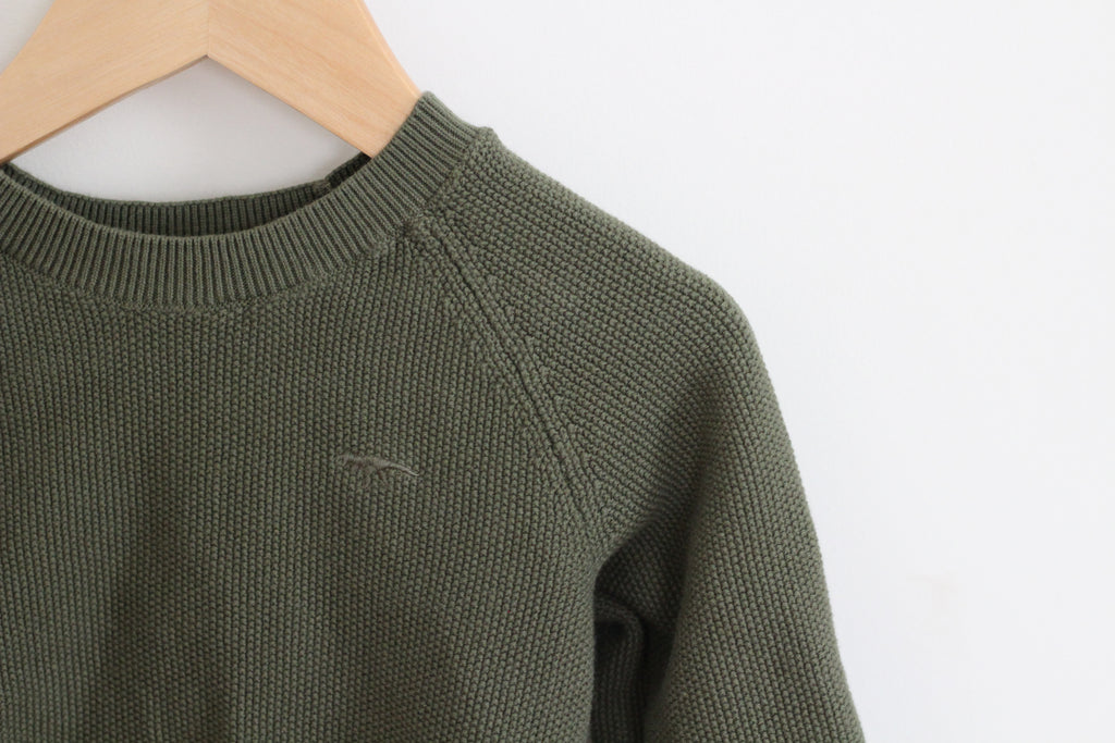 Primark Boys Green Knit Sweater - size 18-24 months