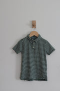Crewcuts Boys Striped Polo - size 6 / 7