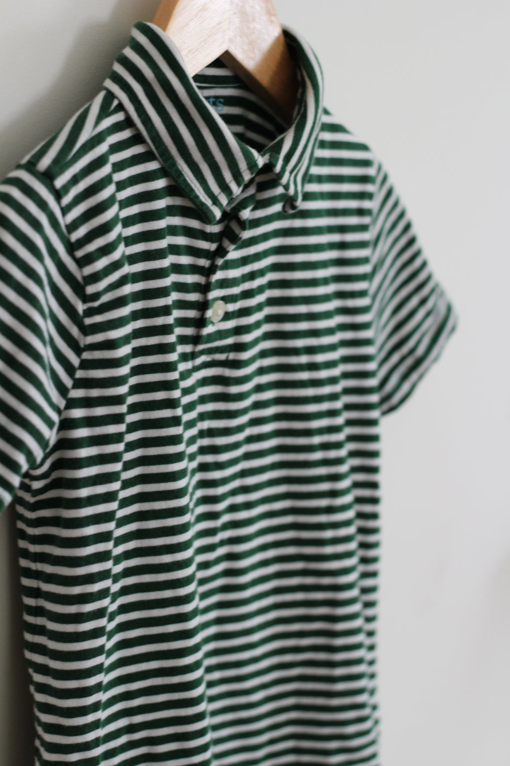 Crewcuts Boys Striped Polo - size 6 / 7