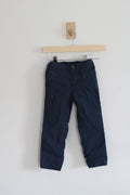 H&M Blue Dotted Dress Pants - size 3-4 T