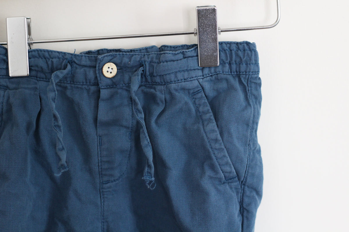 Mayoral Blue Linen and Cotton Pants - size 3