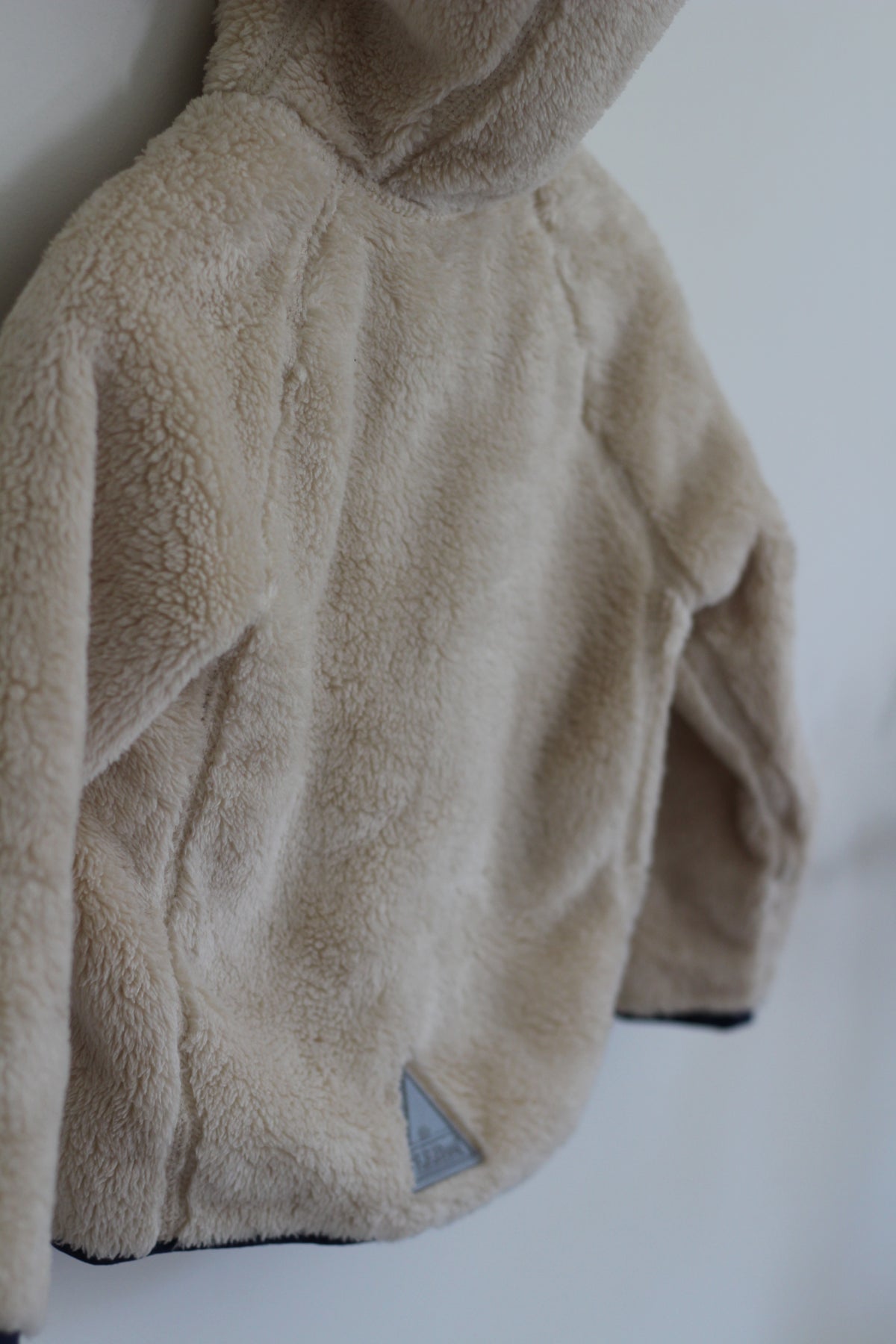 L.L. Bean Hooded Sherpa in Cream - size 12 - 18 months