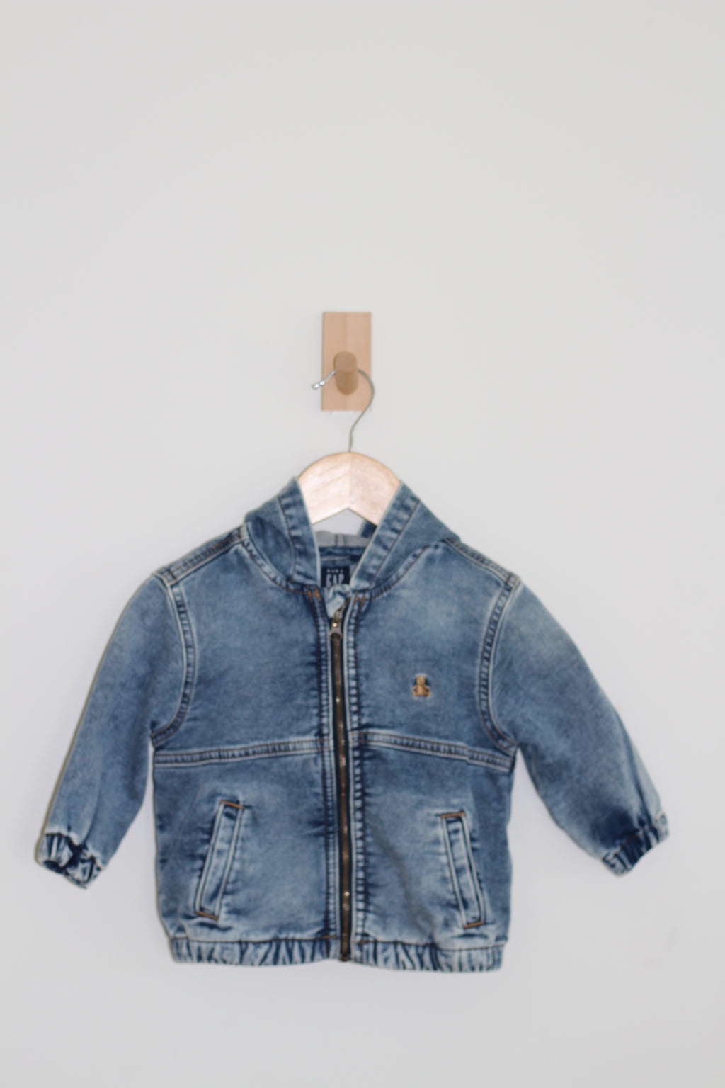 Baby Gap Knit Denim Jacket - size 2t