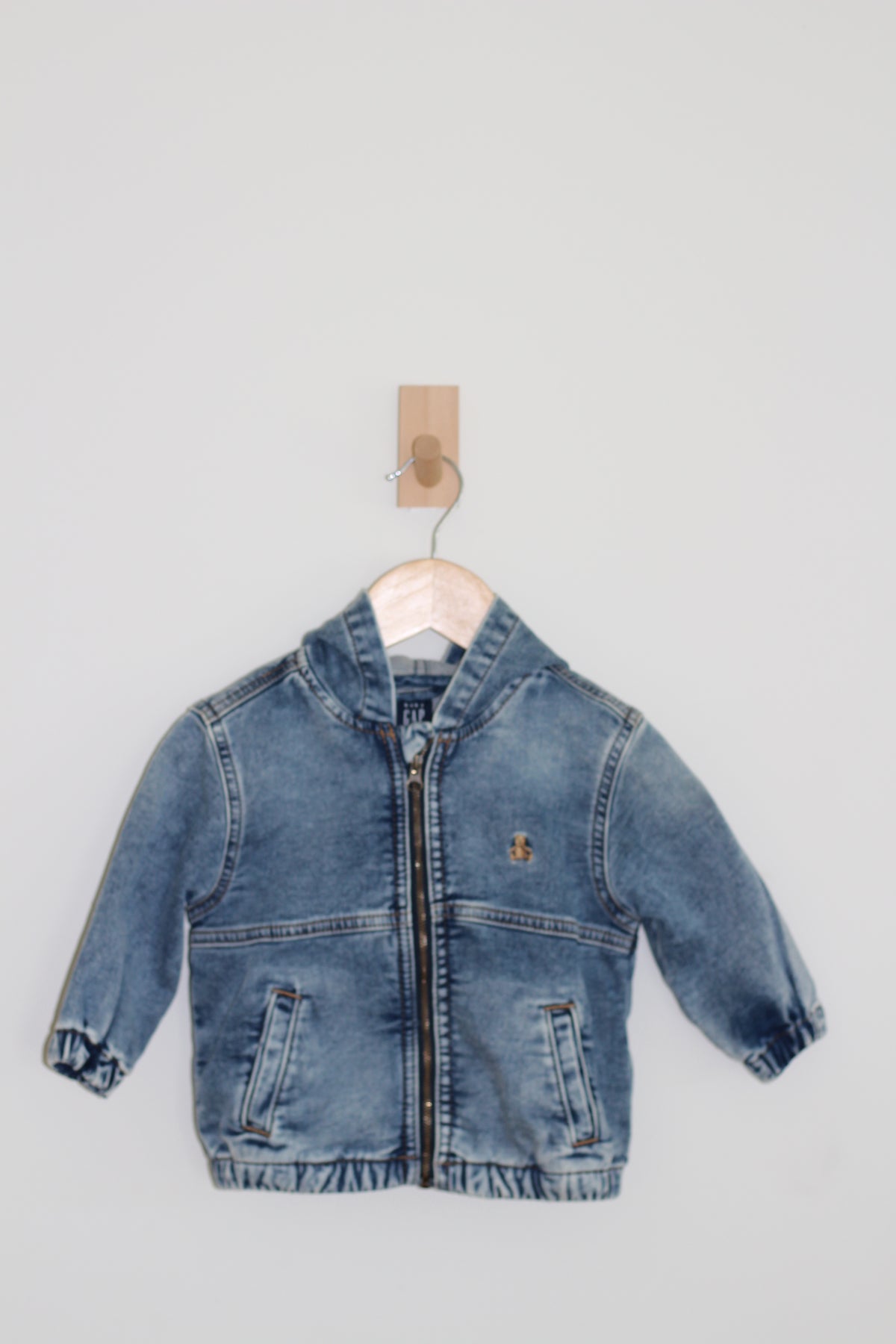 Baby Gap Knit Denim Jacket - size 2t
