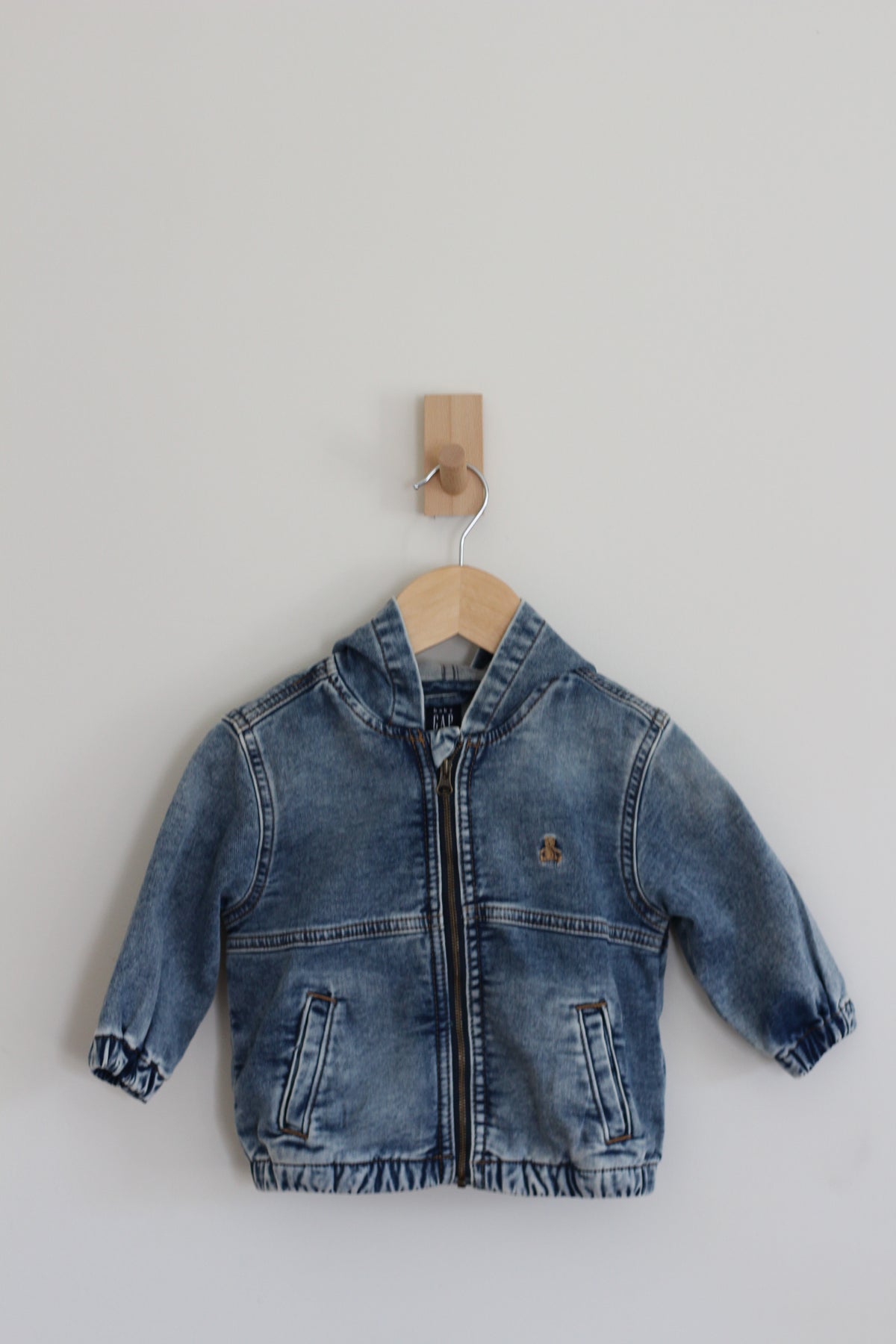 Baby Gap Knit Denim Jacket - size 2t