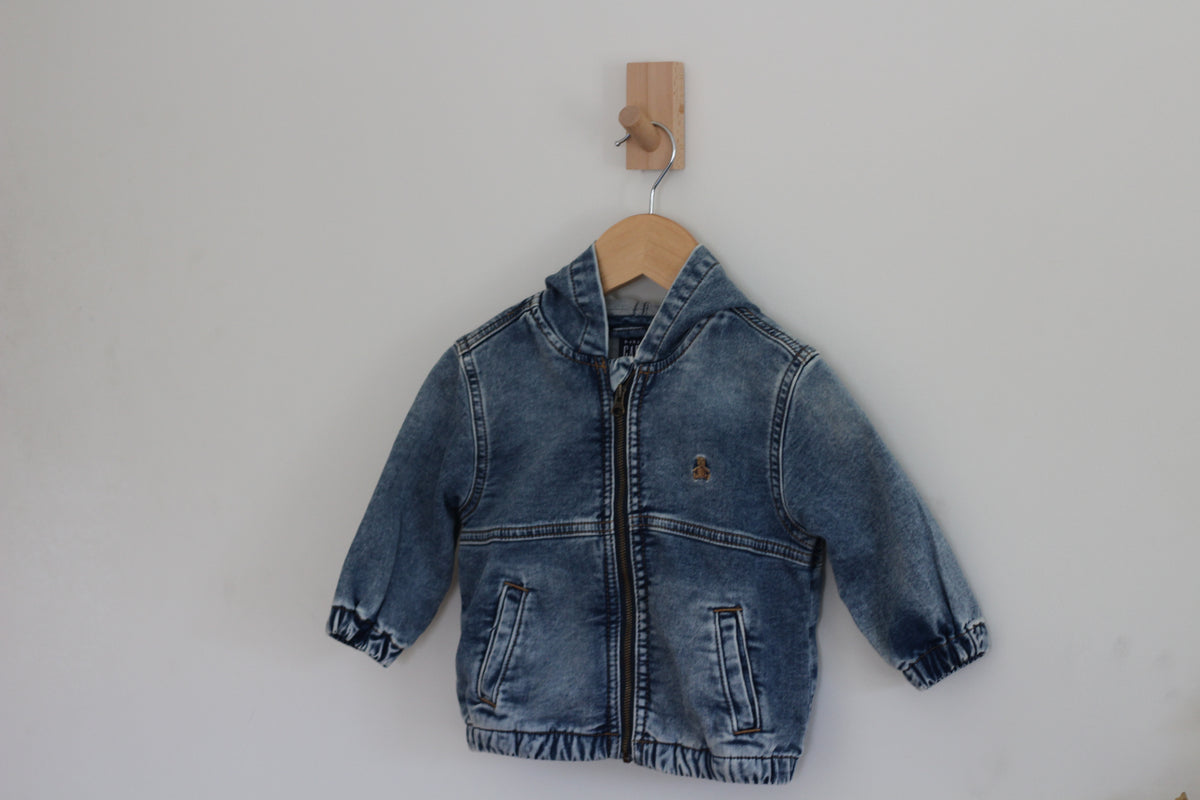 Baby Gap Knit Denim Jacket - size 2t