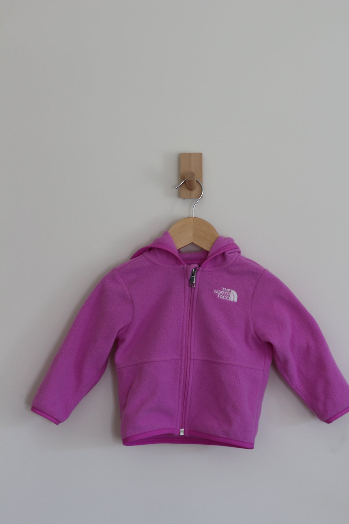 The North Face Girls Full Zip Hoodie - size 12 - 18 months
