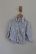 Zara Baby Long Sleeve Button Down - size 12 to 18 months