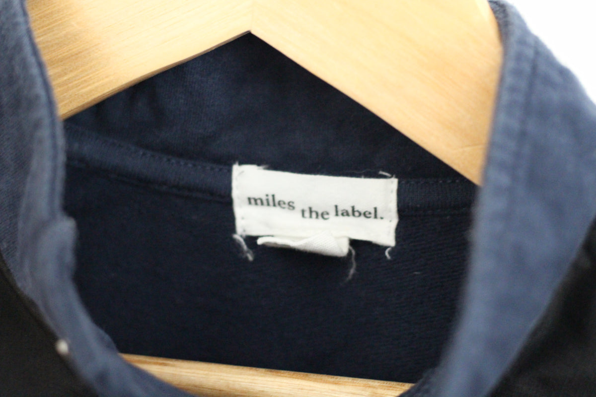 Miles the Label Half Snap Colorblock Sweatshirt - size 24 months
