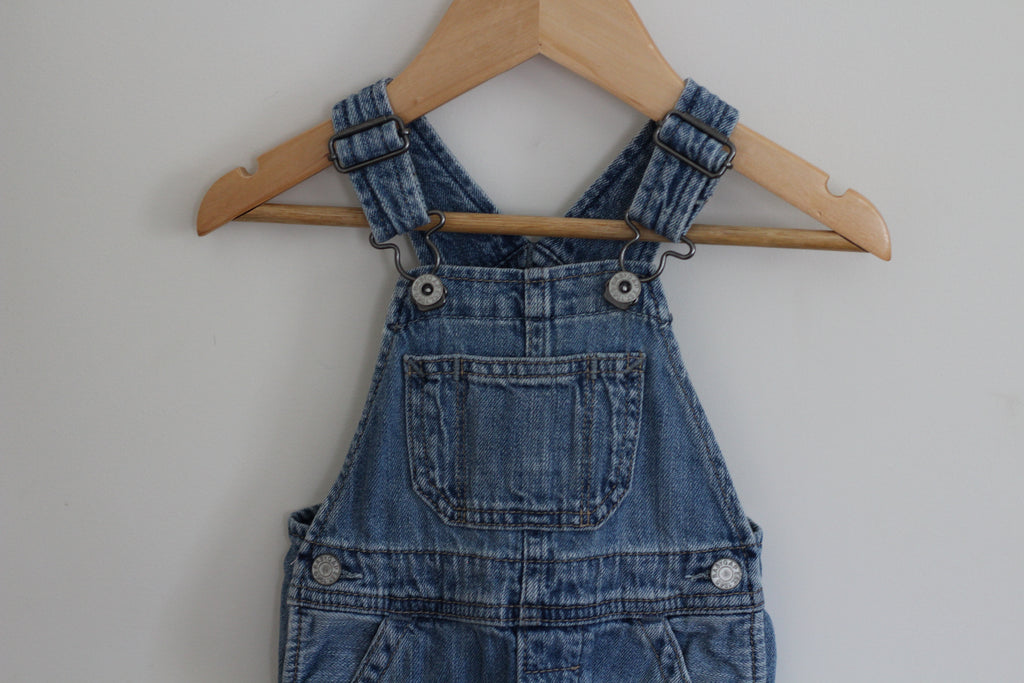 Gap Baby Denim Overalls - size 6 - 12 months