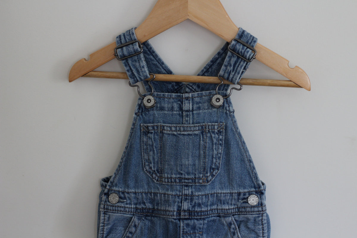Gap Baby Denim Overalls - size 6 - 12 months