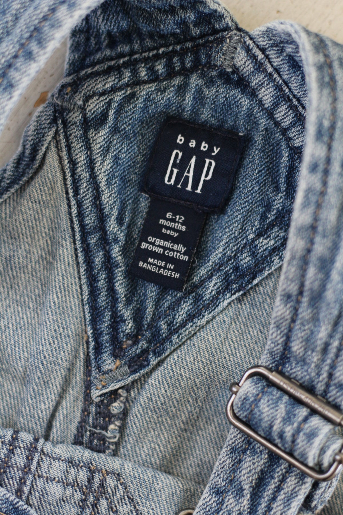 Gap Baby Denim Overalls - size 6 - 12 months