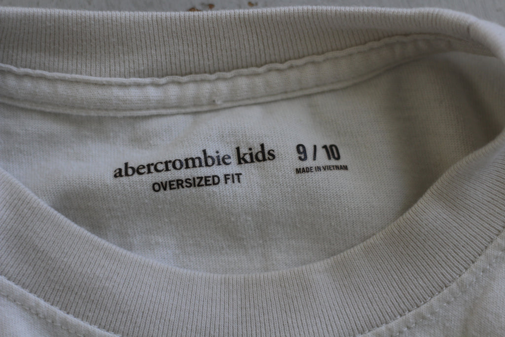Abercrombie Kids "Fueled by Cherry Soda" Oversized Graphic Tee - size 9 / 10