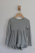 Burt's Bees Kids Organic Waffle-Knit Ruffle Tunic - size 4t
