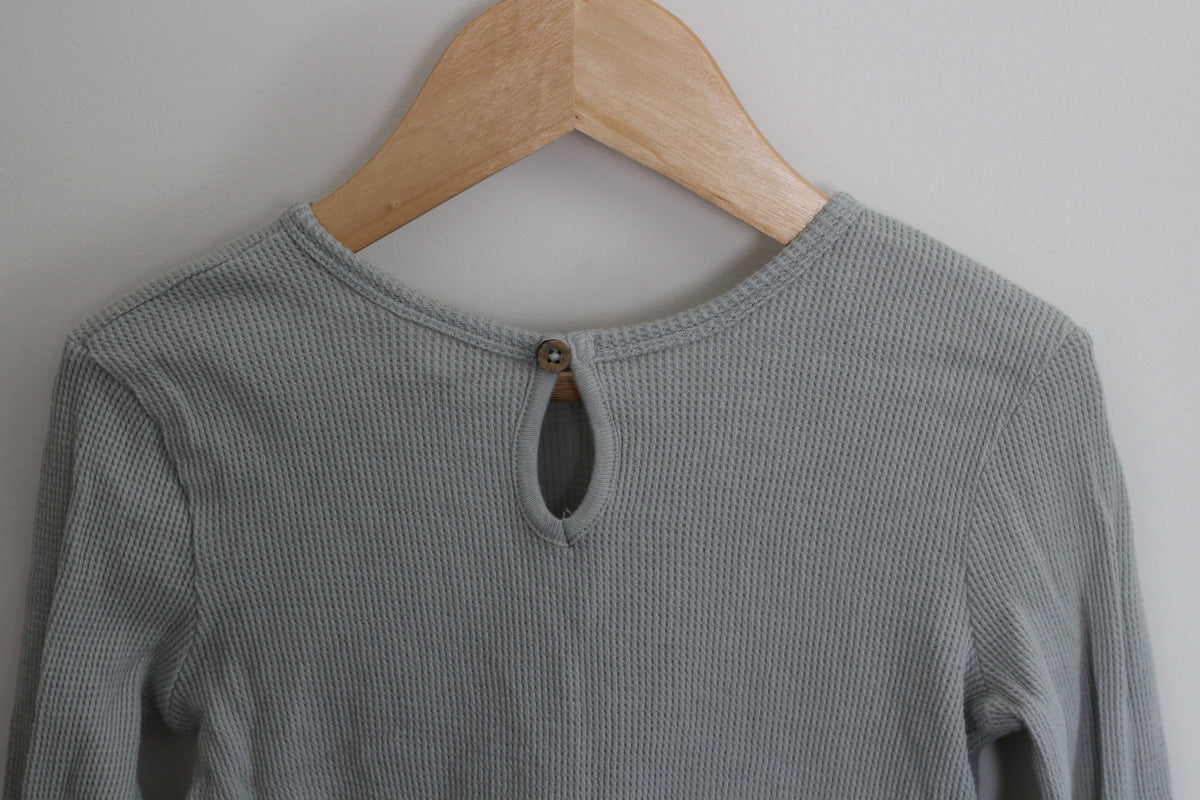 Burt's Bees Kids Organic Waffle-Knit Ruffle Tunic - size 4t