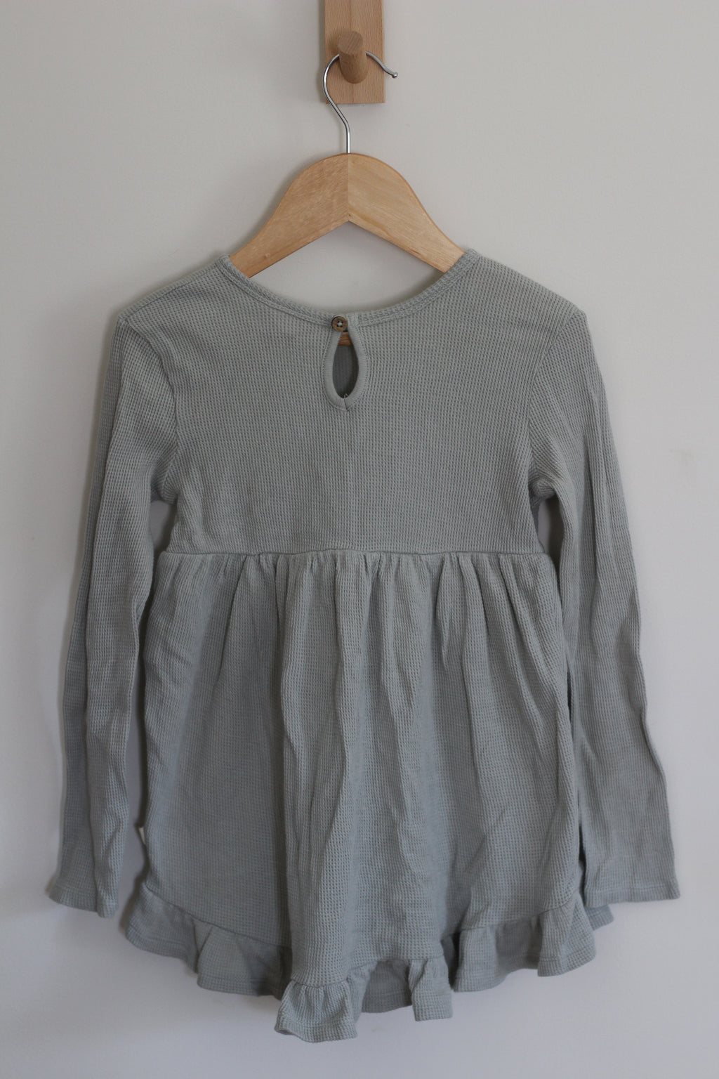 Burt's Bees Kids Organic Waffle-Knit Ruffle Tunic - size 4t
