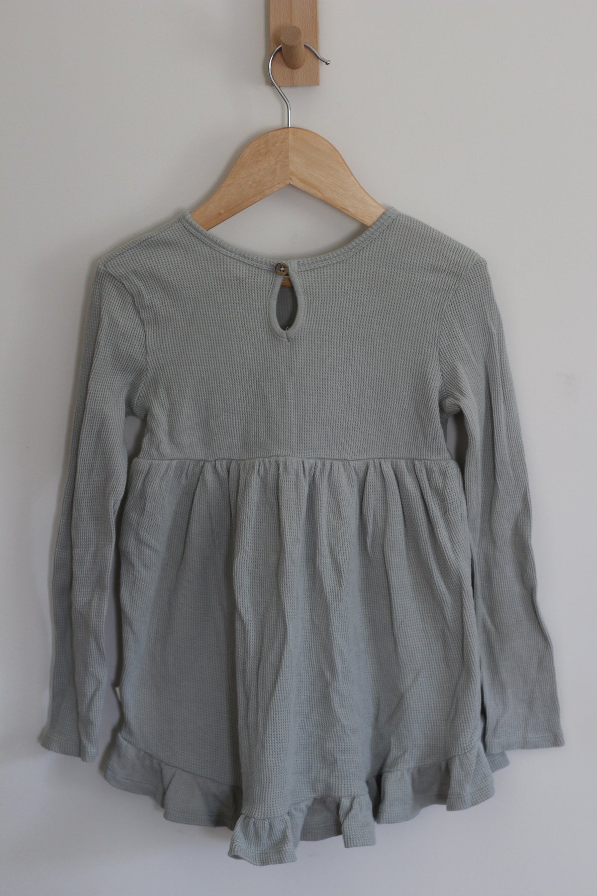 Burt's Bees Kids Organic Waffle-Knit Ruffle Tunic - size 4t